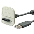 USB Charging Cable for Microsoft Xbox 360 / Xbox 360 Slim Wireless Controller