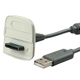 USB Charging Cable for Microsoft Xbox 360 / Xbox 360 Slim Wireless Controller