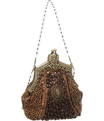 Beaded Victorian Vintage Style Evening Clutch