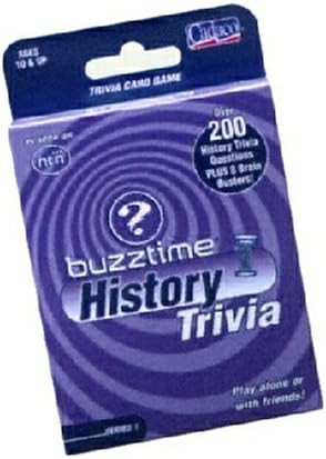 Cadaco Buzztime History Trivia Card Game