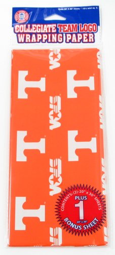 NCAA Tennessee Volunteers Wrapping Paper