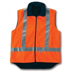 GLoWEAR 8378X Class-2X-Back Thermal Vest, Orange, Medium