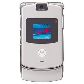 Motorola RAZR V3 - Cellular phone - GSM - folder (flip) - silver