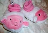 Baby Girl or Boy Plush Soft Warm Shoes, Goat Sheep Booties Size 6-12 Months, Great for Halloween Costume