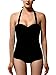 Retro 50s Halter Push Up Swimsuits Women Vintage One Piece Ruched Bathing Suits Swimwear