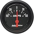Auto Meter 2644 Z-Series Short Sweep Electric Ammeter Gauge
