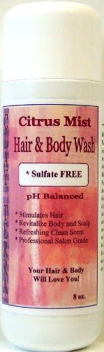 Sulfate Free shampoo hair & body wash all natural with bentonite clay - Citrus Mist by Clay Terra - nothing like it out there you will have to try it and feel what a healthy shampoo and body wash feels like!
