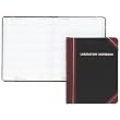 Boorum & Pease L21-150-R Laboratory Notebook, Black/red Cover, Record Rule, 10-3/8x8-1/8, 150 Pages