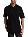Dickies Men's Short Sleeve Mini Pique Polo With Moisture Wicking, Black, XXXXX