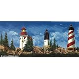 Lighthouse Wallpaper Border 1122 WT