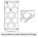 iPhone 6s, iPhone 6s Case, iPhone 6s Case clear, iPhone 6 Case Hybrid [One Piece], ESR Soft Silicone Bumper+ Hard Plastic Back Cover [Slim Fit ] Case for 4.7 inches iPhone 6s / 6 (Polka Dots)