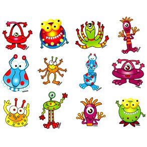 Childrens Toyshop  Toys : Monster Tattoos