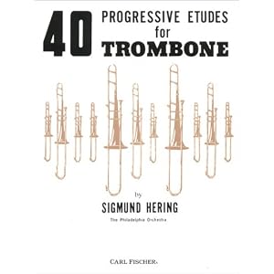 Buy 40 Progressive Etudes for Trombone by Sigmund Hering