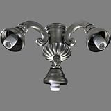 Quorum 2371-1092 Transitional Antique Silver Light Kit