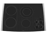 GJC3034RS Whirlpool Gold® 30 Inch Electric Ceramic Glass Cooktop - Black on Stainless Steel