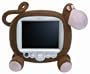 Hannspree's Plush Monkey 10-Inch LCD Television