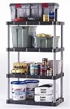 Rubbermaid 38-by-24-Inch Four Shelf Shelving Unit #7107-00