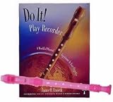 Recorder Pack: Yamaha Pink Soprano Recorder with Do It! Play Recorder! Book & CD