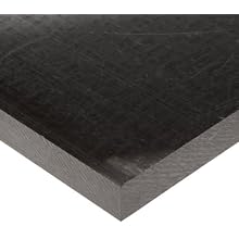 Acetal Sheet, Opaque Black, Standard Tolerance, Meets UL 94HB Specifications