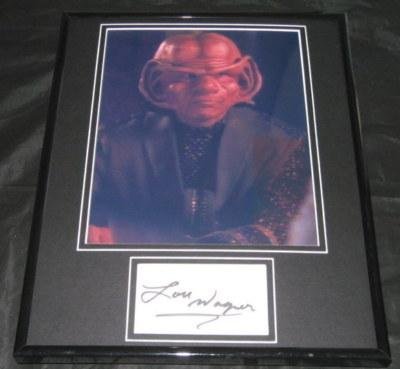 Lou Wagner Star Trek Signed Framed 11x14 Photo Display JSA - Autographed NHL Photos