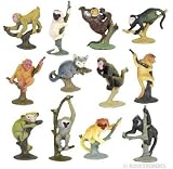 Monkeys and Lemurs Set of 12