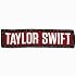 Black & Red 'TAYLOR SWIFT' Chiffon Scarf