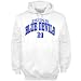 Duke Blue Devils White Arched Hoody Sweatshirt