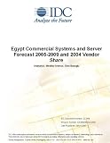 Review IDC Research  / Egypt Commercial Systems and Server Forecast 2005-2009 and 2004 Vendor Share