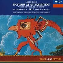 チャイコフスキー : 大序曲(1812年)作品49、スラヴ行進曲 作品31、ムソルグスキー : 交響詩(はげ山の一夜)、組曲(展覧会の絵)ラヴェル編