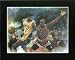 Michael Jordan Guarding Magic Johnson Sports Poster Print - 11x17
