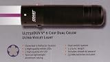 Coast LL7532DUV V Squared 6 LED Tactical Torch Flashlight 1x UV 5 White LEDs
