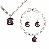 NCAA South Carolina Fighting Gamecocks Jewelry Set