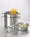 Fagor Commercial Stainless Steel 4-Piece Multi Steamer/Cooker Set, 8 Qt.
