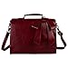 Ecosusi Vintage Women Faux Leather Messenger Satchel Bags