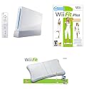 Nintendo Wii Console w/ Wii Balance Board and Wii Fit Plus Game Bundle