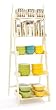 5 Tier Wooden Display-Antique White [Kitchen]