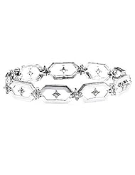 Womens Diamond Bracelet 14k White Gold 7 inches (1.50cttw, VS Clarity, F Color)