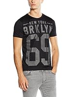 American People Camiseta Manga Corta Taxi (Negro)