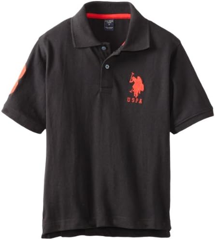 U.S. Polo Assn. Boys 8-20 Short-Sleeve Solid Pique Polo Shirt
