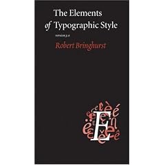 The Elements of Typographic Style