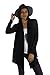 Free to Live 3 Pack Long Sleeve Cardigan for Women Open Front Dressy Casual Fall Draped Lightweight Sweaters Cover Up Shrugs