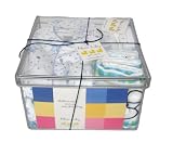 Noa Lily Medium Layette Gift Basket, Blue Cow, 6 Months