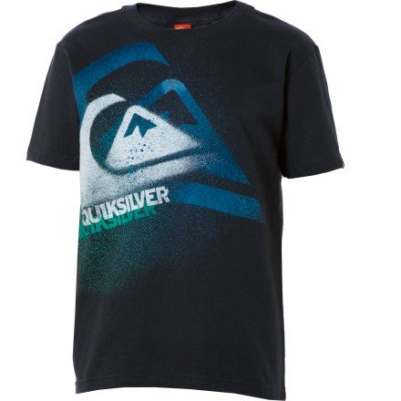 Quiksilver Sand Blast T-Shirt - Short-Sleeve - Boys' Navy, M Quiksilver Sand Blast T-Shirt - Short-Sleeve - Boys' Navy, M