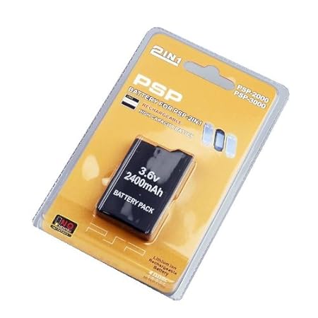 2400mAh Li-ion Battery PSP Slim 2000/3000
