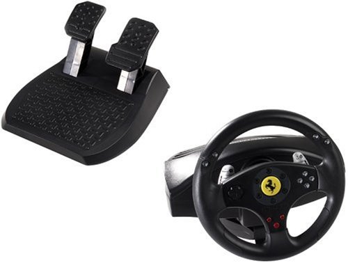 Childrens Toyshop  Video Games : Ferrari GT 2 in 1 Force Feedback Racing Wheel (PC/PS2)