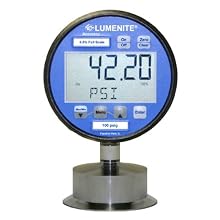 Lumenite LSDPG-4220-C2"-160PSI Sanitary Combination Digital Pressure Gauge and 4-20mA Pressure Transmitter, 0-160 psi, LCD Display, 0.25% Accuracy, 2" Tri-Clamp Connection