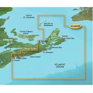 New-GARMIN VCA005R HALIFAX TO CAPE BRETON BLUECHART G2 VISION - 30359