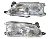 NEW PAIR HEADLIGHT HEAD LIGHT LAMP 93-97 TOYOTA COROLLA