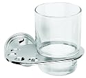 Croydex Westminster Tumbler and Holder, Chrome