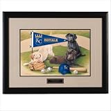MLB Kansas City Royals Jim Killen Signature Black Framed Print